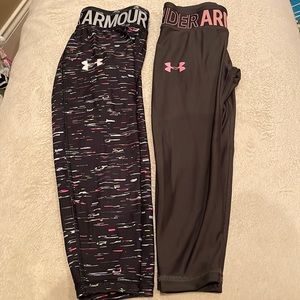 Under armour youth small capri pants